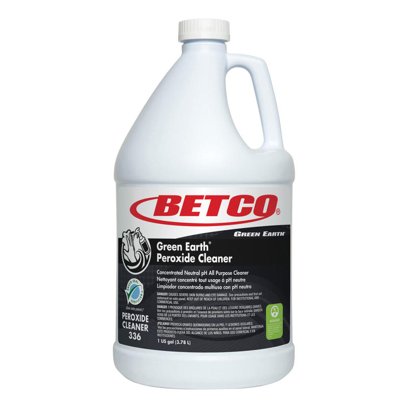 Betco Green Earth Peroxide Cleaner, 128 Oz, Fresh Mint Scent, Total Qty 1 MPN:3360400EA