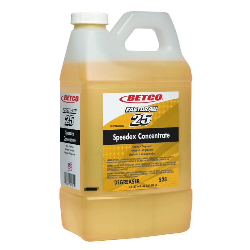Betco Fastdraw Speedex Concentrate, Lemon Scent, 67.6 Oz Bottle, Case Of 4 MPN:5284700