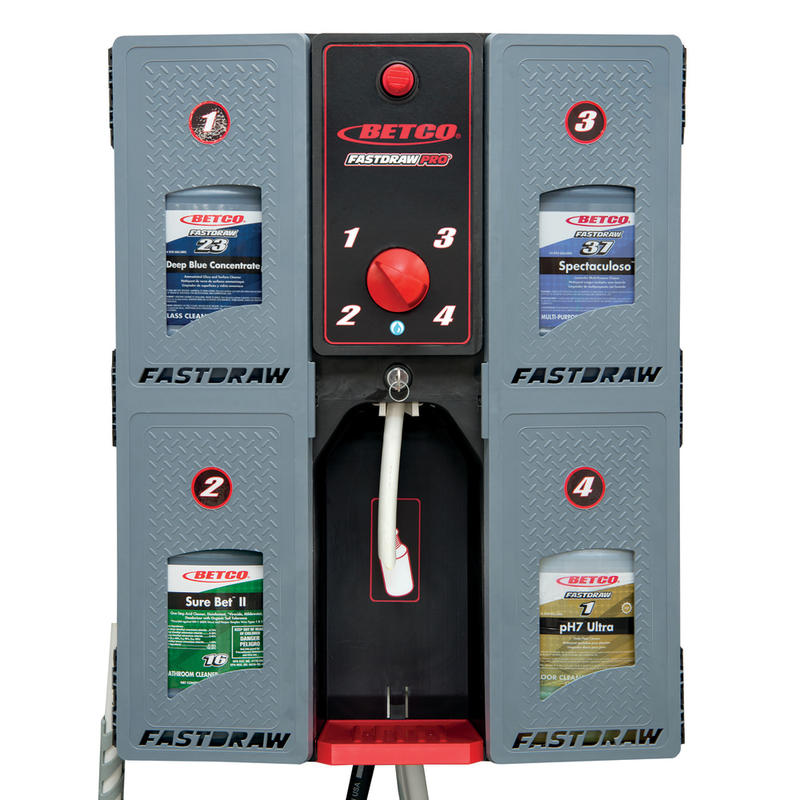 Betco Fastdraw Pro 4-Bay Dispenser MPN:9217400
