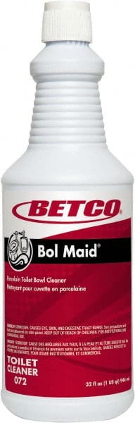 Pack of (12) 1-Qt Bottles Liquid Bathroom Cleaner MPN:BET0701200