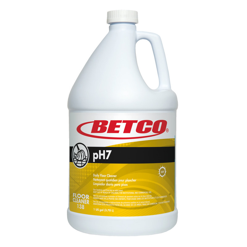 Betco pH7 Floor Cleaner Concentrate, 128 Oz Bottle, Case Of 4 MPN:1380400