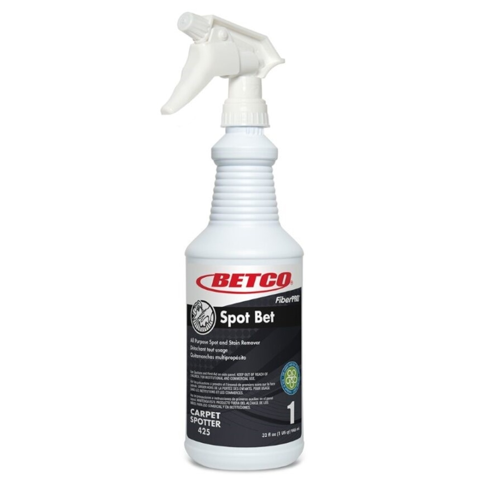 Betco FiberPRO Spot Bet Stain Remover, 32 Oz, Case Of 12 Bottles MPN:4251200EA