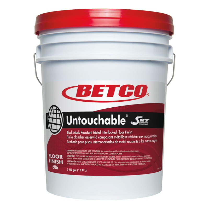 Betco Untouchable With SRT Floor Finish, 5 Gallon Container MPN:6060500