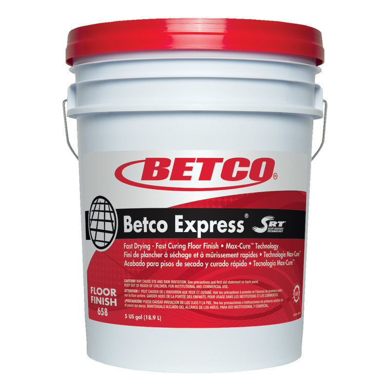 Betco Express Floor Finish, 5 Gallon Container MPN:6580500