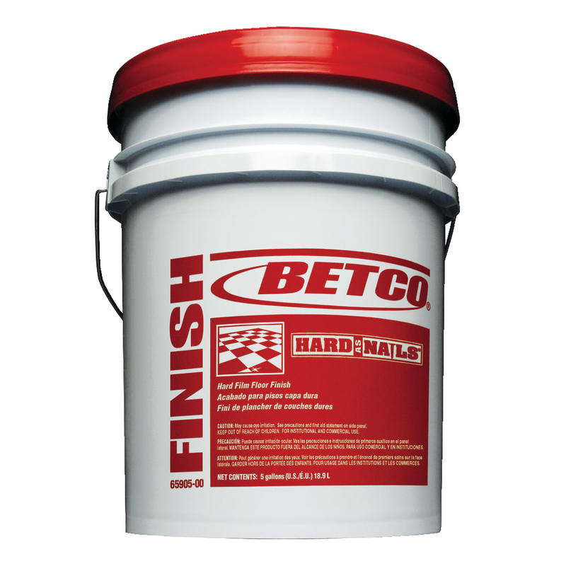 Betco Hard As Nails Floor Finish, 5 Gallon Container MPN:6590500