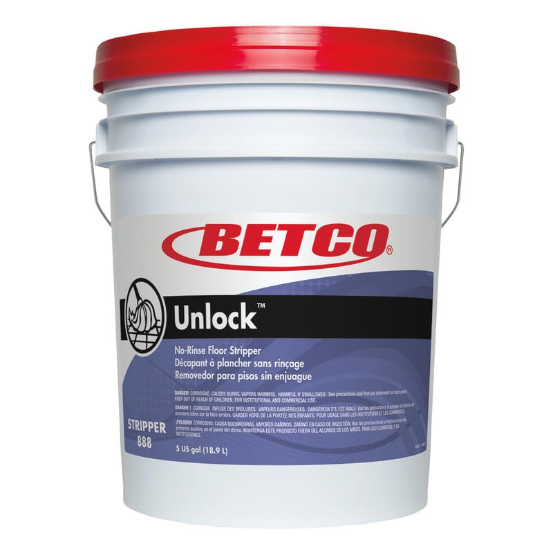 Betco Unlock Floor Stripper, 5 Gallon Container MPN:88805-00