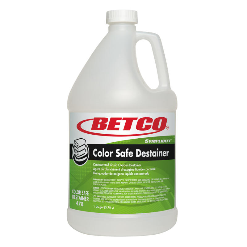 Betco Symplicity Color Safe Destainer, 128 Oz Bottle, Case Of 4 MPN:4780400