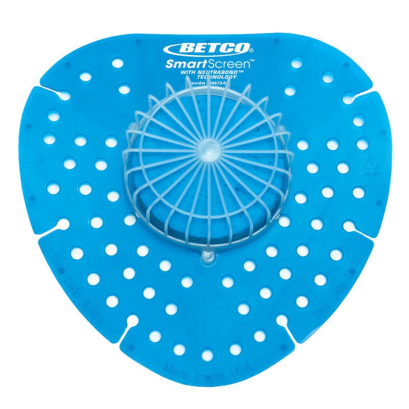 Betco SmartSCREEN Urinal Screen, Ocean Breeze, Case of 6 MPN:2867200