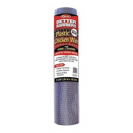 Plastic, Chicken Wire, 2ft.x50ft. MPN:PN 24