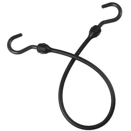 Bungee Cord, Black, 18 in. L, 1-1/2 in. W MPN:BBC18NBK