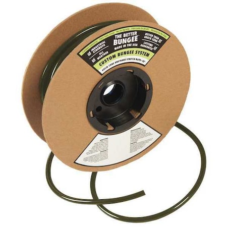 Bungee Rope, Military Green, 1/4 in. D MPN:BBR1/4MG