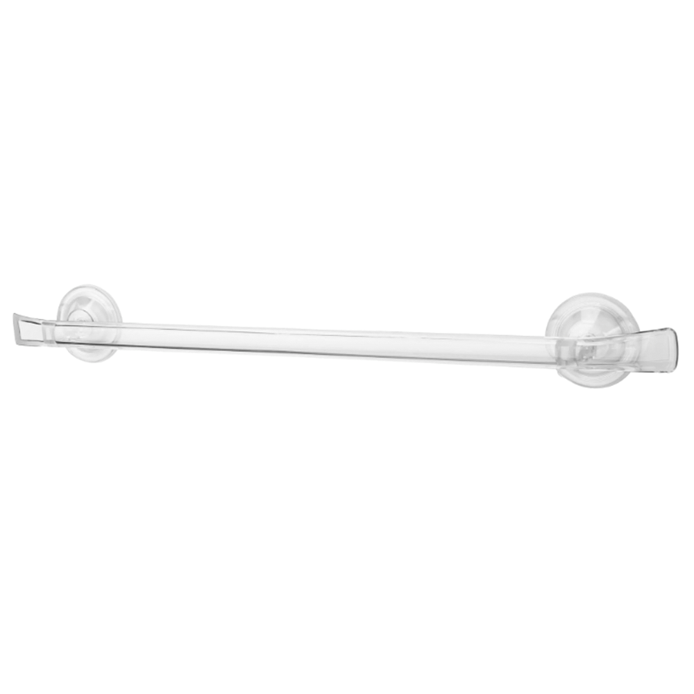 Better Houseware Suction-Cup Towel Bar, 2-3/4inH x 2-1/2inW x 23inD, Clear MPN:2481