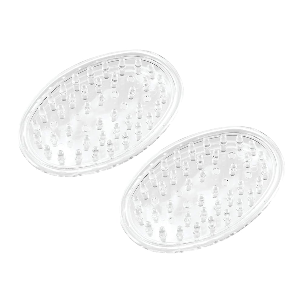 Better Houseware Soap Holders/Savers, 3/4inH x 4-3/8inW x 3inD, Clear, Pack Of 2 Savers MPN:883