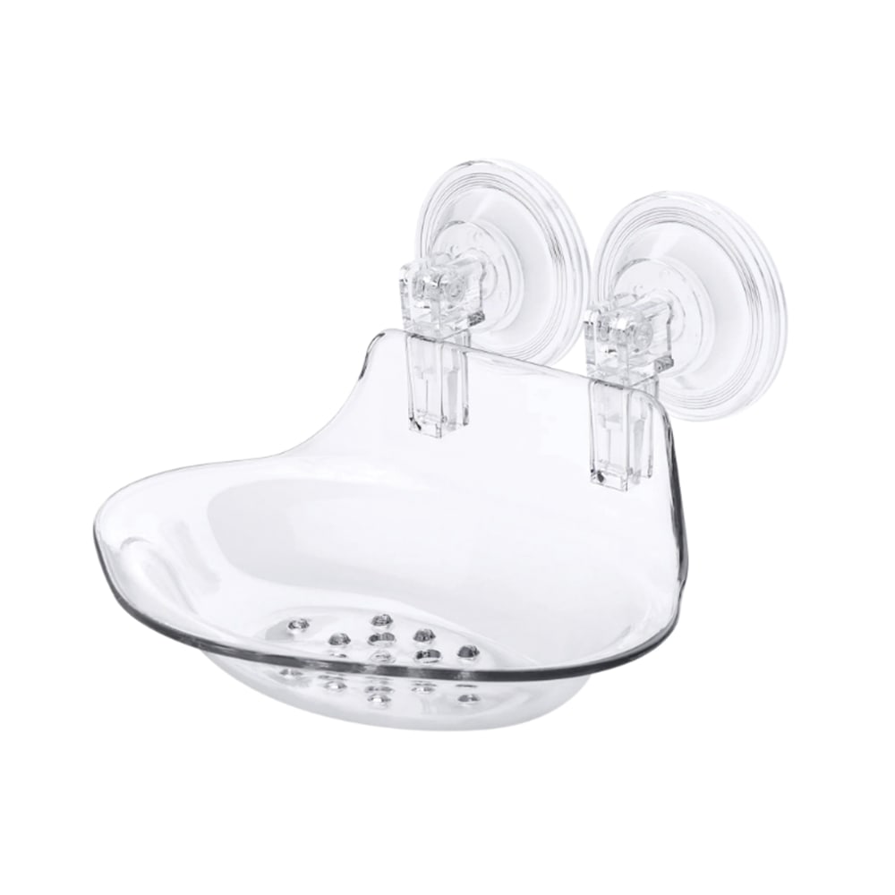 Better Houseware Suction-Cup Soap Holder, 4-3/8inH x 6inW x 6-3/4inD, Clear MPN:884