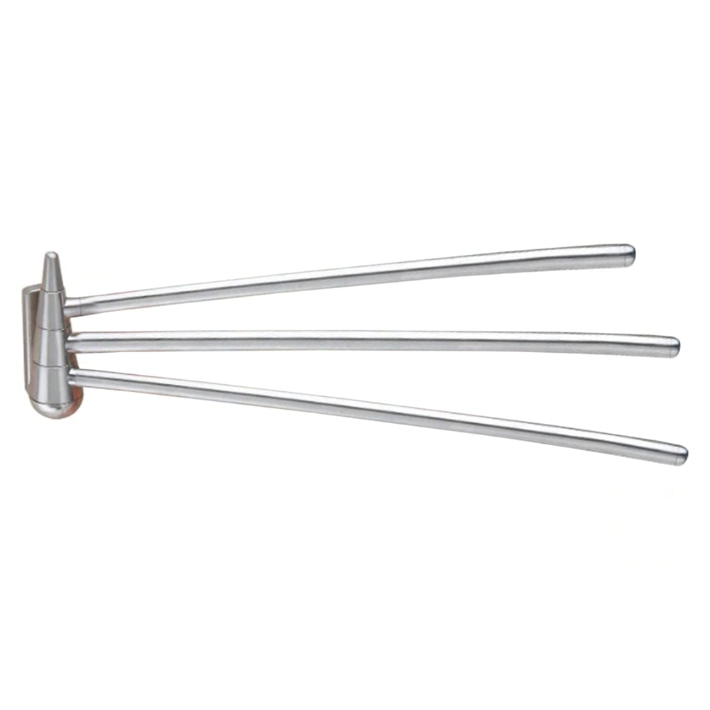 Better Houseware Stainless-Steel 3-Arm Towel Bar, 3-1/8inH x 12inW x 1inD, Silver MPN:2490