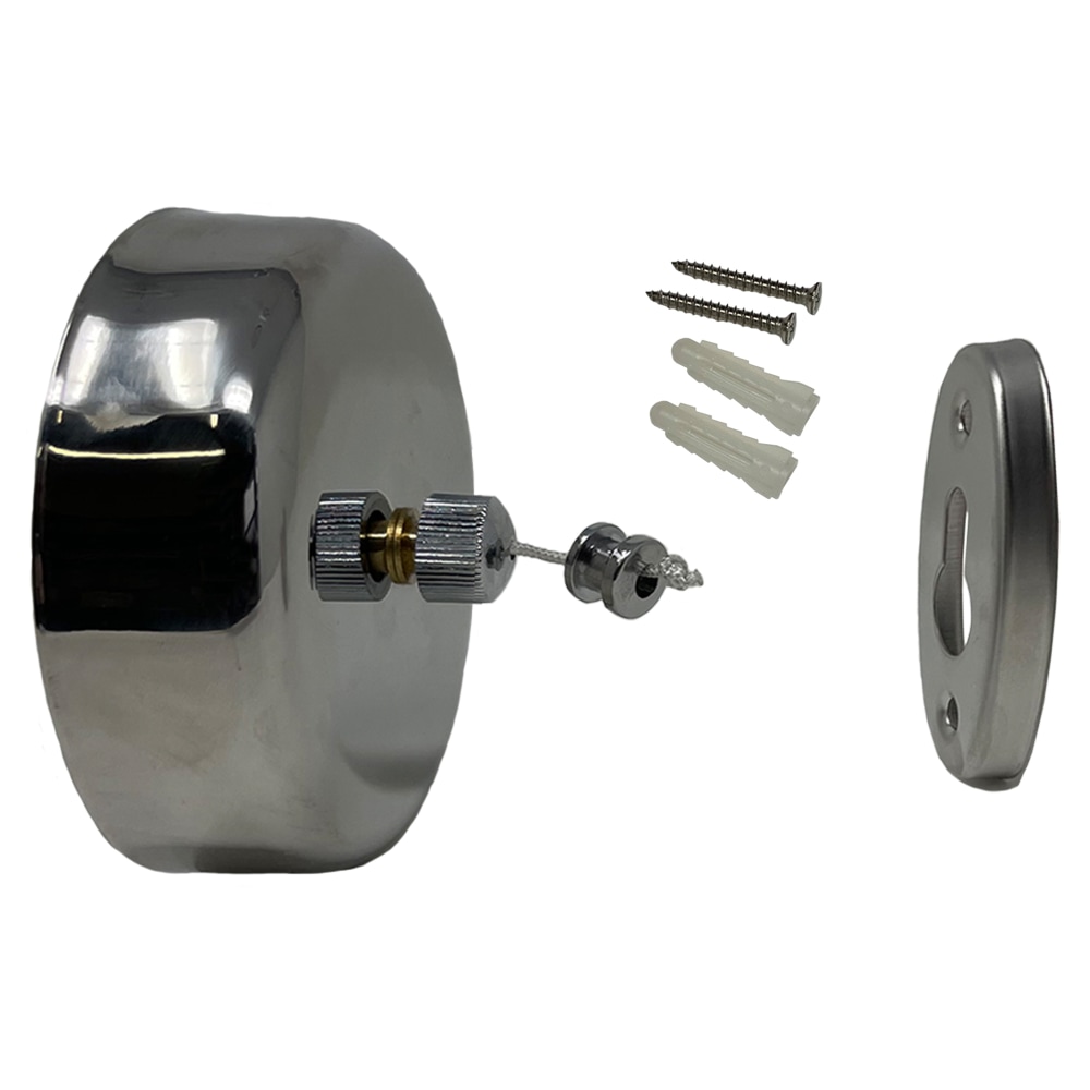 Better Houseware Retractable Clothesline, 2-1/2inH x 4inW x 1/8inD, Chrome MPN:880
