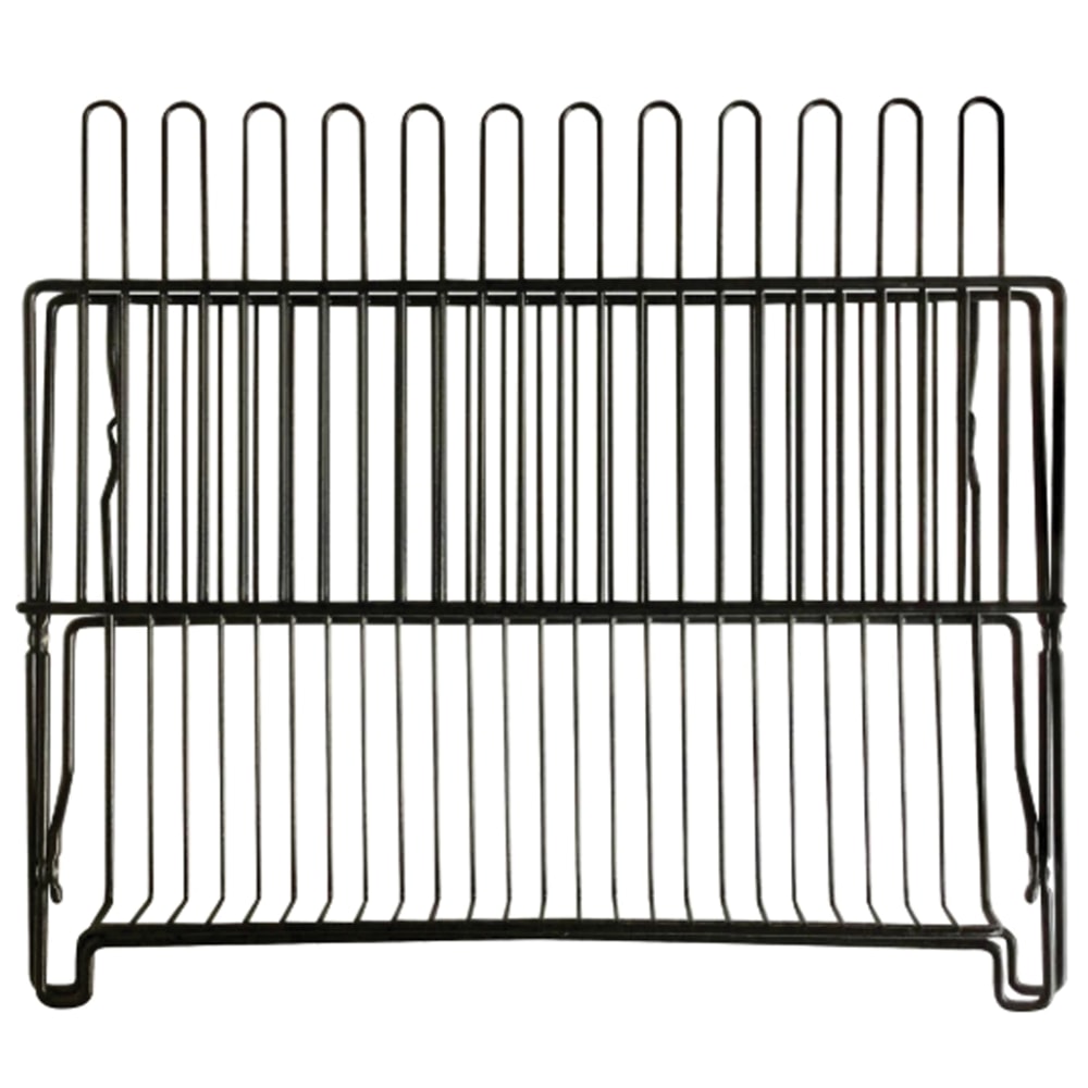 Better Houseware Folding Dish Rack, 10-3/4inH x 12-1/4inW x 18inD, Black MPN:1489/E