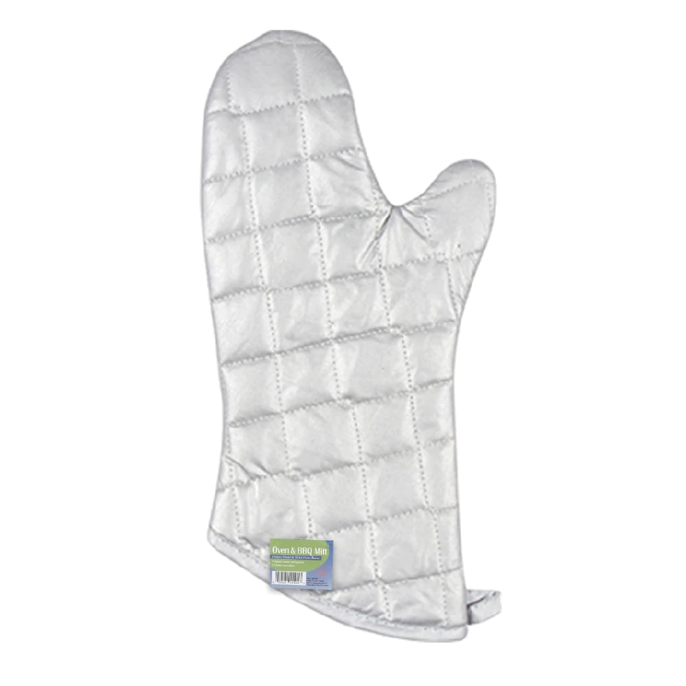 Better Houseware Silicone Oven And BBQ Mitt, Silver MPN:1593