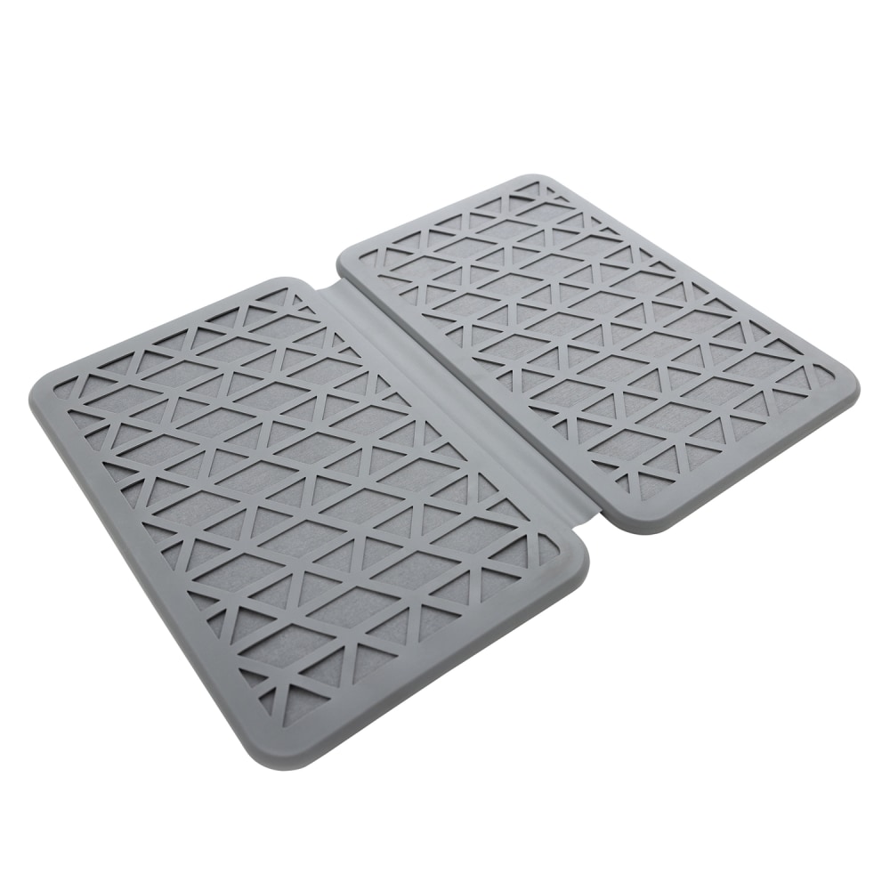 Better Houseware The Magic Dishmat II Stone and Silicone Quick-Dry Mat, Gray MPN:3417