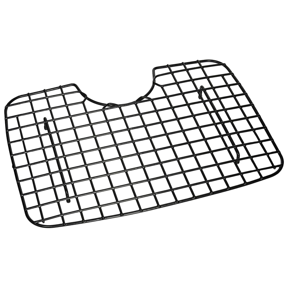 Better Houseware D-Shape Sink Protector, 1-1/2inH x 13-3/8inW x 18-1/2inD, Black MPN:51487/E