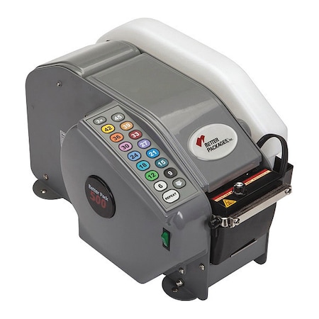 Tape Dispenser, 3 in Max. Tape Width. 7 1/2 in Tape Core Dia, ABS Plastic, Steel, Gray MPN:BP500