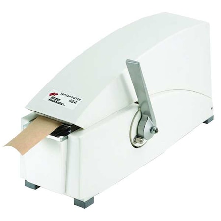 Tape Dispensing Machine, 1 1/2 in Max. Tape Width. 5 in Tape Core Dia, Plastic, White MPN:TS404
