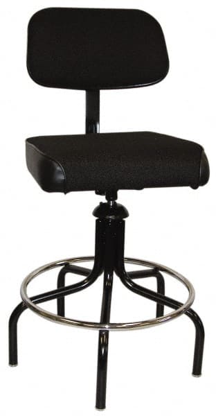 Task Chair: Cloth, Adjustable Height, Black MPN:2600/5 BLACK