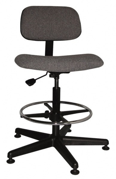 Task Chair: Cloth, Adjustable Height, 22-1/2 to 32-1/2