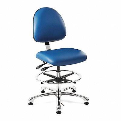 Ergo ESD Task Chair Vinyl Royal Blue MPN:9551M-E-BLV