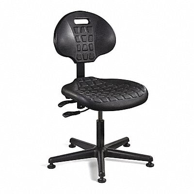 Task Chair Poly Black 15 to 20 Seat Ht MPN:7001-BLK