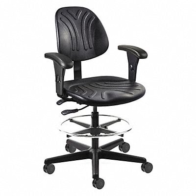 Chair 350 lb wt. Cap. Black Seat MPN:7301D-AA-3750S/5