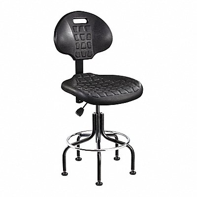 Task Chair Poly Black 24 to 29 Seat Ht MPN:7600-BLK