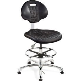 Bevco® Everlast Polyurethane ESD Chair Mid Back No Tilt 17-1/2