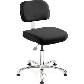 Bevco® Doral Fabric ESD Ebony Chair Low Back No Tilt 15-1/2