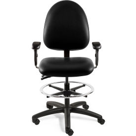 Bevco® Integra Vinyl Chair w/Large Back Adj. Arm Articulating Tilt 25