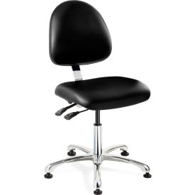 Bevco® Integra Vinyl Chair Medium Back Armless Articulating Tilt 15-1/2