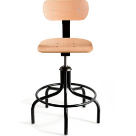 Bevco® Plywood 1000 Task Chair with Glides & Footring Maple 1502/5