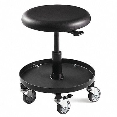 Round Stool 5-Star Black 27 H MPN:3357