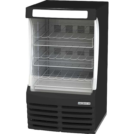 Refrigerated Display Case, Black, 115V MPN:BZ13HC-B