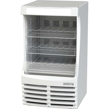 Refrigerated Display Case, White, 115V MPN:BZ13HC-W
