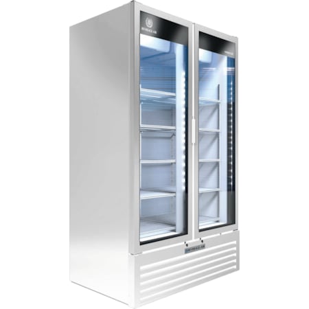 Refrigerated Glass Door Merchandiser, White, LED Lighting, 30.55 cu. ft. MPN:MT49-1W