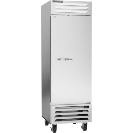 Reach In Refrigerator, One Section, Solid Door, 23.1 Cu. Ft. MPN:RB23HC-1S