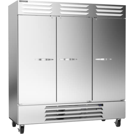 Reach In Refrigerator, Three Section, Solid Door, 68.93 Cu. Ft. MPN:RB72HC-1S