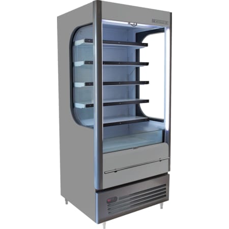 Open Air Merchandiser, 15.45 Cu. Ft., Gray MPN:VMHC-12-1-G