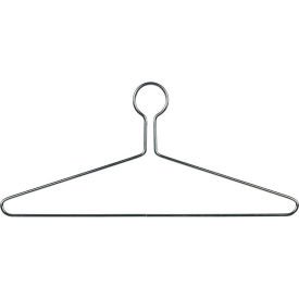Hangers Direct® Closed Loop Head Hanger Chrome Anti-Theft 100/Pack HD777177