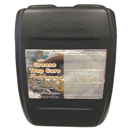 Grease Trap Treatment, 5 Gal Pail, Liquid, Colorless MPN:9300-005