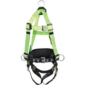 PeakWorks® Contractor Safety Harness with Positioning Belt Grommeted Leg Straps Class AP S V8255211