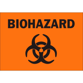 Brady® Biohazard (Bloodborne Pathogen) Sign Polyester 5