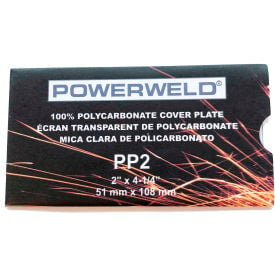 Powerweld® Cover Lens Clear Polycarbonate 2 X 4-1/4 PP2