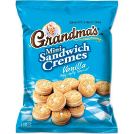 Grandma's® Mini Vanilla Creme Sandwich Cookies 3.71 oz. 24/Carton 028400450959